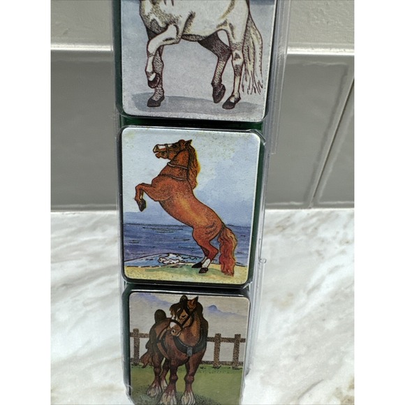 Set 4 Rubber Craft Stamps Crayon Factory Horses 1992 New - Picture 4 of 7